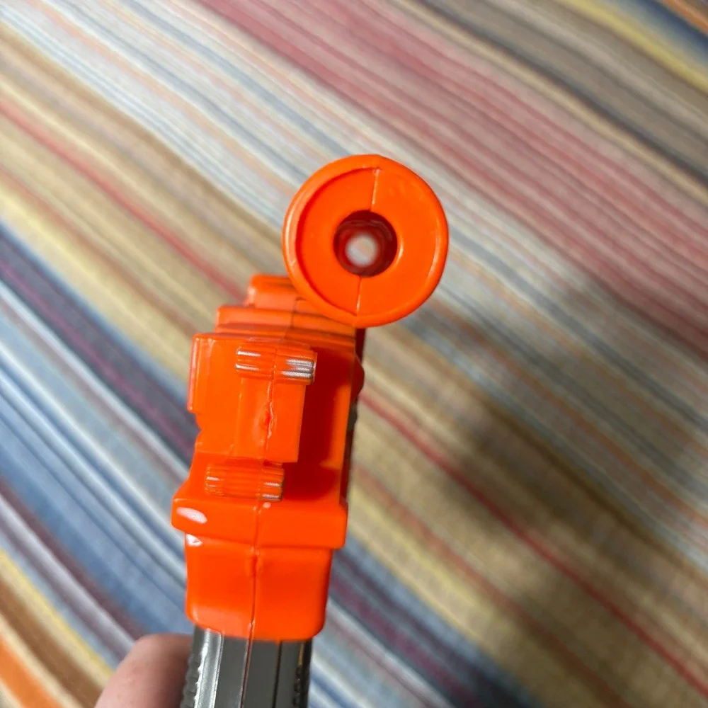 Disney Star Tours Star Wars Han Solo DL-44 Blaster Toy Orange Silver Weathered